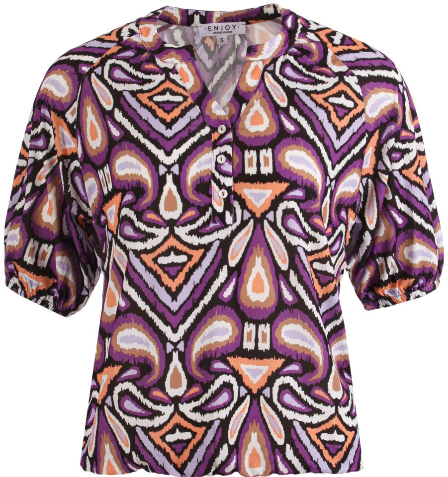 Kleding Enjoy Womenswear | Enjoy T-Shirt Livia