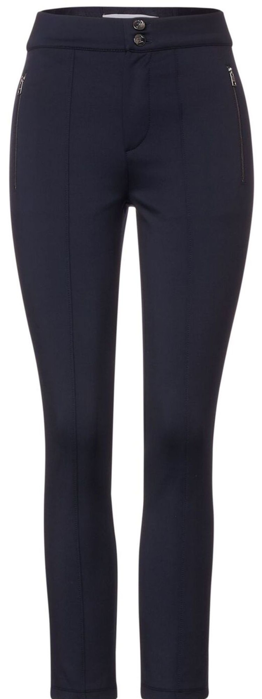 Kleding Street One | Street One Broek Slim Fit Scuba