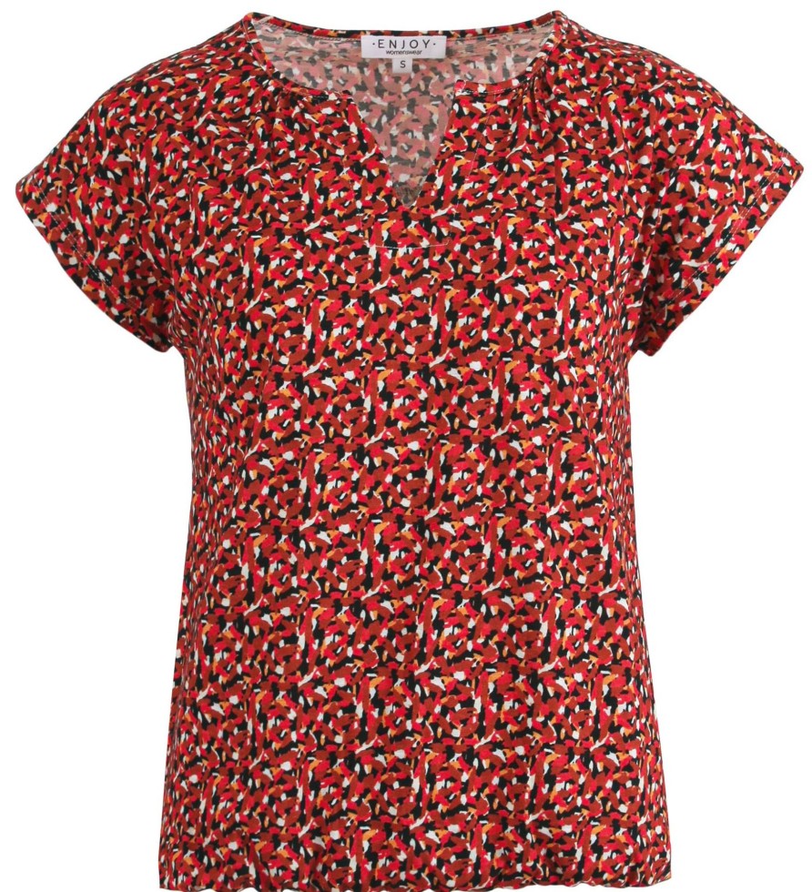 Kleding Enjoy Womenswear | Enjoy T-Shirt Lua